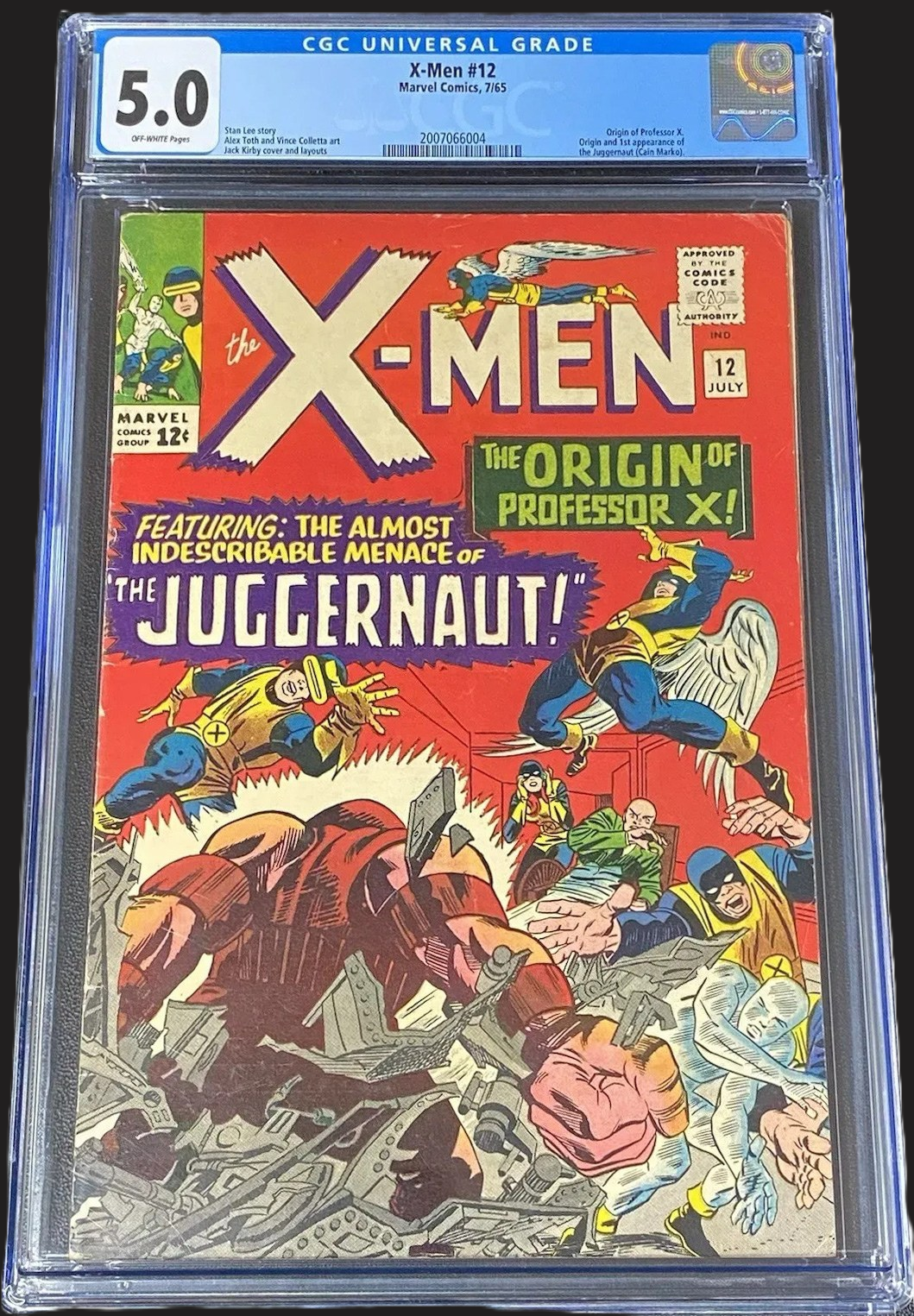 X-Men #12 CGC 5.0 front