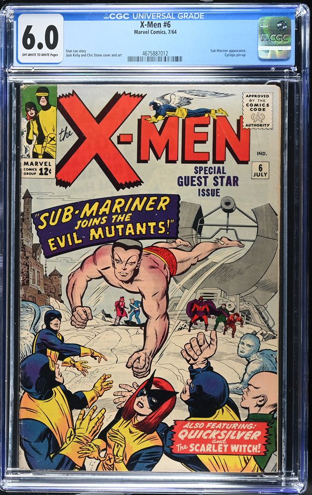 X-Men #6 CGC 6.0 front